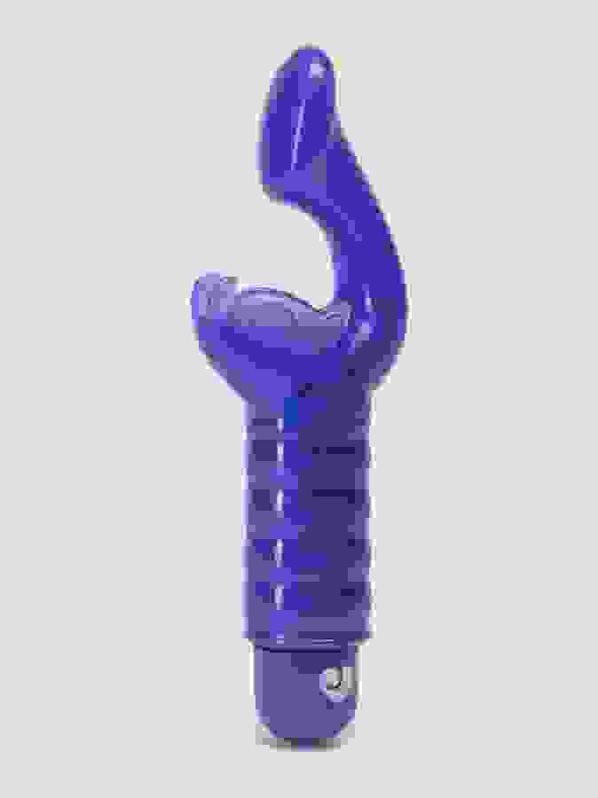 Lovehoney G-Kiss Fluttering Clitoral and G-Spot Vibrator, Purple, hi-res